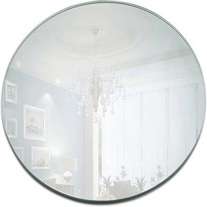 Plateau De Miroir Acrylique Rond 8 Pouces Cercle Bougie Miroir Plaque D&eacute;cor Accessoire Pour Mariage Baby Shower Centres De Table D'anniversaire D&eacute;coration Fournitures De F&ecirc;te - Neuf