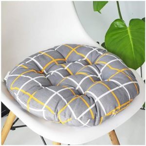 1 Pcs,40x40cm Floral Coussin Rond De Chaise Décoration De Meubles De Jardin Pour Chaises De Cuisine Jardin Salle À Manger Galette De Chaise - Neuf