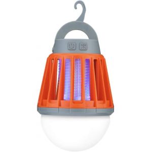 Hapop Lanterne De Camping Anti-Moustique Portable &Eacute;tanche Ipx6 Avec Crochet R&eacute;tractable, Lampe De Poche Led Rechargeable Par Usb Et Lampe De Poche, Accessoires De Camping - Neuf
