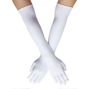 Gants En Cuir Pour Les Femmes Sur Le Th&egrave;me D'halloween Coude Longueur Des Ann&eacute;es 1920 De Style, De Long En Cuir Gants Doigts - Neuf