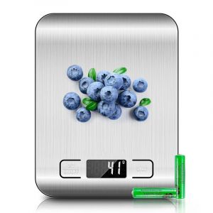 Balance De Cuisine Numérique Balance De Cuisine, Acier Inoxydable 304, Le Poids En Grammes Et Onces Pour La Cuisson, La Cuisson Et La Préparation Des Repas, Écran Lcd - Neuf