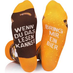 Colours Fantaisie Chaussettes Rigolotes Homme Et Femme Motif Dr&ocirc;le Et Multicolore.[S502] - Neuf