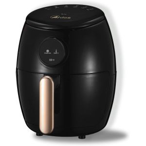 - Ar1K32D Friteuse À Air Chaud Capacité 2 Litres Petite Friteuse À Air Avec Affichage Numérique Et Minuterie 60 Minutes Température Imale 200°C Eldorada Mini D, Black - Neuf