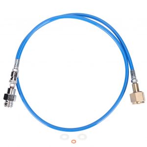 Hjlian Adaptateur De Tuyau De Soda Cga320//Tr21-4, Connecteur De Remplissage De Bouteille De Gaz Co2 De 50 Pouces, Accessoire Bleu - Neuf