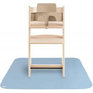 Tapis Anti-&Eacute;claboussures Mushie 108x108 Cm | Imperm&eacute;able, L&eacute;ger, Durable, Sans Bpa | Parfait Pour Chaise Haute, Attrape-Miettes, Et Diversification Alimentaire B&eacute;b&eacute; (Rainbows) - Neuf