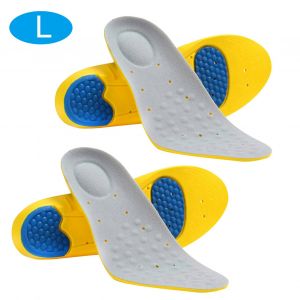 Lot De 2 Paires De Semelles De Massage Pour Le Sport, Amortissantes, Epaisses, Unisexes, Absorbantes, Desodorisantes, Respirantes Et Confortables Pour Chaussures De Football D'ete En Plein Air. - Neuf