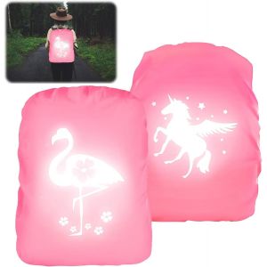 Housse de protection contre la pluie pour cartable - Réflecteur - Housse de pluie pour sac à dos - Protection contre la pluie - Pour sac à dos - Protection contre la pluie - Pour sac à dos - - Neuf