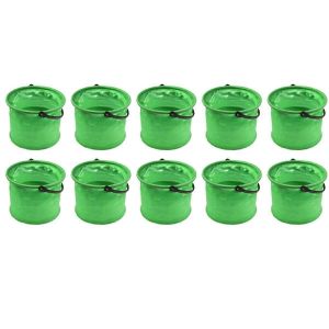 Green Folding Bucket,Seau De Pêche Portable Pliable - Neuf