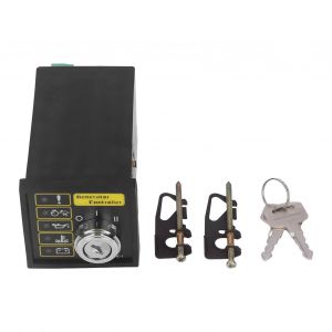 XYONG Controleur de generateur, module de demarrage manuel a cle, affichage des defauts a LED avec support a vis 15 305 V - Neuf
