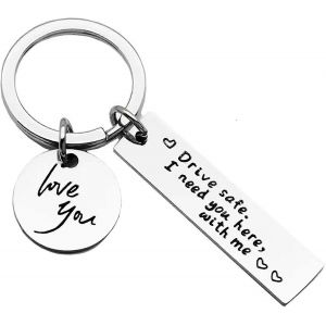 Porte-clés Porte-clés Cadeau Pour Petit Ami Père Mère Anniversaire Cadeau Porte-clés,Porte-clés Cadeau de la Saint-Valentin Avec Boîte Cadeau - Neuf