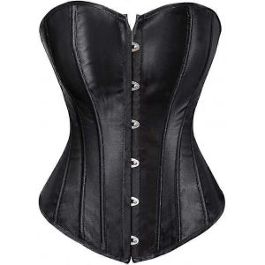 Kelvry Femmes Grande Taille Gothique Lingerie Satin Lacets D&eacute;soss&eacute; Overbust Corsets Shapewear Outfit - Neuf