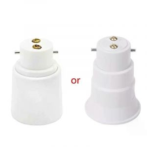 B22 À E27 Adaptateur De Lampe Connecteur Base De Lumière Vis Ampoule Douille Flamme Retar - Neuf