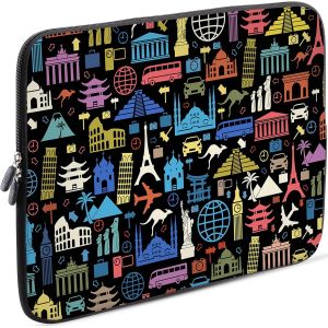 Housse 15-15,6 Pouces pour Ordinateur Portable pour-Sac pour Ordinateur Portable en n&eacute;opr&egrave;ne,avec Un Choix de 42 mod&egrave;les.[O50] - Neuf