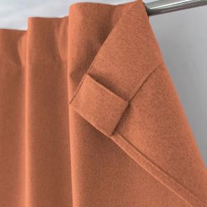 1 Rideau Occultant Total 140 X 240 Cm Eclipse Terracotta - Neuf