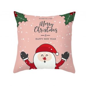 45x45cm Th&egrave;me De No&euml;l &Agrave; Imprimer Taie D'oreiller De No&euml;l Coussin De Protection - Neuf