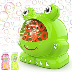 Machine A Bulle,Jouet Enfant 3 4 5 6 7 8 Ans Bulles De Savon Automatique Portable Souffleuse &Agrave; Bulles Avec 2 Bouteilles Liquide Cadeau Gar&ccedil;ons Filles Jeux Jardin Plein Air Exterieur Int&eacute;rieur - Neuf