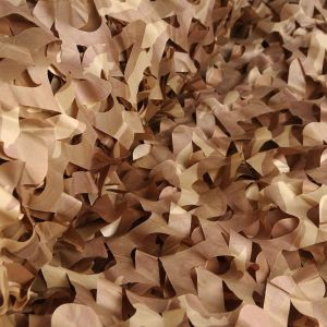 Rouleau de filet de camouflage désert (2 x 8 m) - Idéal pour le camouflage, la chasse et la décoration militaire - Occultation parfaite - Neuf