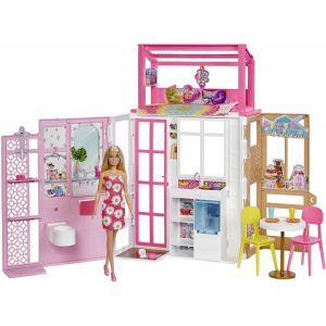 Barbie Coffret Maison Sur 2 Niveaux - Neuf