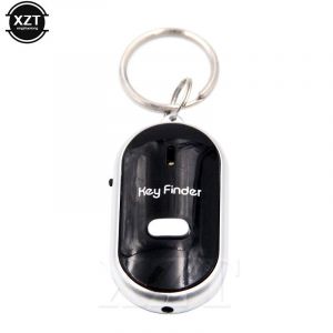 Mini Porte-Clés Led Sifflet Key Finder,Son Clignotant,Bip,Télécommande Perdue,Localisateur,Traqueur De Porte-Clés- Black-D7707 - Neuf