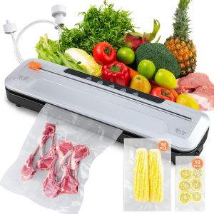 SUBZONAL-Machine &agrave; Emballer Sous vide Puissante,Machine &agrave; Emballer sous vide 65 kPa pour Conserver les Aliments,Design compact,Sacs sous vide pour aliments inclus,Machine &agrave; emballer sous vide compact - Neuf