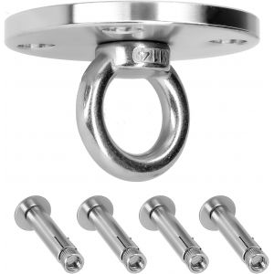 Ulteronixshop-Cintre de fixation pour balan&ccedil;oire, crochet de suspension de plafond, crochet de suspension robuste pour hamac de yoga, chaise, sac de sable, ensemble de balan&ccedil;oire - Neuf