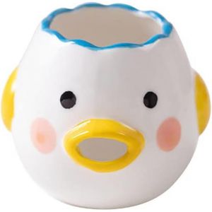 Séparateur D'?Uf Mignon,Séparateur De Jaune D'?Uf De Poule Créatif En Céramique,Petit Filtre À ?Ufs De Poulet,Fournitures De Cuisson,Outil De Cuisine Créatif,Passe Au Lave-Vaisselle (B) - Neuf