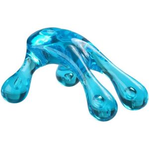 Outil De Massage, Masseur Myofascial À Déclenchement, Appareil De Massage À 4 Points, Pour La Tête, Le Cou, Les Épaules, Le Dos Et Les Bras, Pour La Relaxation Et Le Massage, Bleu - Neuf