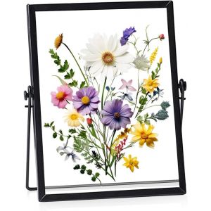 meimie-Cadres Photo Pour Fleur Séchée,Photo Frame,Cadre Photo Personnalisé Pour Photo,Figure,Carte,Certificat,Spécimen D'Usine,Cadeaux De Bricolage (Noir 15X21Cm) - Neuf