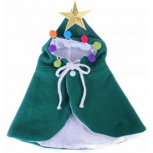 De Chat Et De Chien De Santa Costume, Mignon, No&euml;l, Animaux De V&ecirc;tements Cosplay Chapeau De F&ecirc;te Avec Le Chapeau De Santa (Vert S) - Neuf