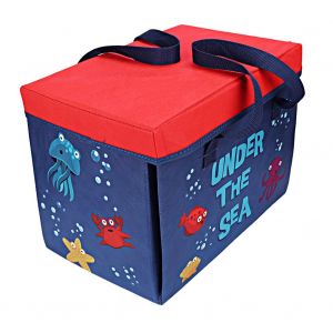 Boite De Rangement Pliable Multifonctionnelle, Tapis De Jeu Pour Bebe, Tapis De Jeu Pour Tout-Petits (Ocean) - Neuf