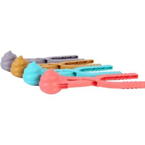 Snow Snowball Maker Clip Maker Caca En Forme De Neige Sable Outil Hiver Enfants Ext&eacute;rieur Bataille de Boules De Neige Jeu Mit Schaum Stostangen (B,Taille Unique) - Neuf