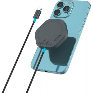 Hexagon 110 Chargeur Sans Fil &iquest; 15 W Qi2 Station De Charge Inductive,Usb-C,Antid&eacute;rapant,Aluminium/Silicone,Compatible Avec Iphone 16/15/14/13/12 Et Appareils Compatibles Qi,Design Unique - Neuf