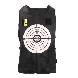 Gilet Tactique D'exterieur Cs En Direct, Cible Pour Pistolet A Eau, Couleur Changeante (Noir) - Neuf
