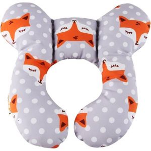 Prot&egrave;ge-Nuque Et Appui-T&ecirc;te Pour B&eacute;b&eacute;, Fox 25 &times; 23 Cm, Appui-T&ecirc;te De Voyage Pour Si&egrave;ge Auto, Poussette, Landau - Neuf