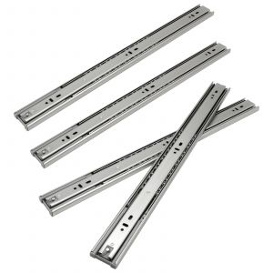 Coulisse &agrave; billes pour tiroir Glissi&egrave;res de tiroirs totale SoftClose 45mm Glissi&egrave;res t&eacute;lescopiques &agrave; sortie totale 600mm 6X - Neuf