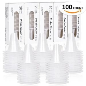 100PCS thermomètre auriculaire Covers Filtres Caches, Recharge pour tous Braun ThermoScan Modèles - Neuf