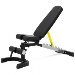 Banc De Musculation Capacit&eacute; De Charge Jusqu'&agrave; 150 Kg R&eacute;glable Inclinaison De 80 180 &deg; Pliable Pu Acier Mousse Noir Helloshop26 14_0008397 - Neuf