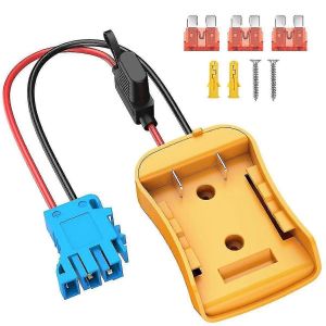 Adaptateur de roues modébreuses pour batterie 20V avec connecteur de faisceau de câbles pour Peg-Perego,fil 12AWG avec 40 - Neuf