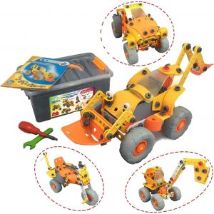 Jouet De Construction 6 En 1 | 205 Pcs Pour Construire Voiture Engin Moto Fus&eacute;e. Outils + Livret D&eacute;taill&eacute; Pour Chaque Mod&egrave;le | Jouet D'Ing&eacute;nierie Pour Enfant De 5 6 7 8 9 10+ Ans| Super Cadeau Cr&eacute;ati - Neuf