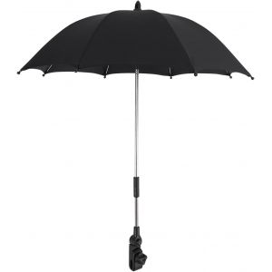 Asfasfq-Parasol Poussette, Protection Solaire Universelle Poussette Parapluie Protection Uv Avec Support Universel Flexible Parapluie Poussette Bébé 64 Cm De Diamètre - Neuf