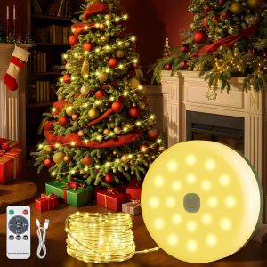 Jgd-Guirlande Lumineuse De Camping, 10m Guirlande Led Camping Rechargeable, 9 Modes D'&eacute;clairage Camping Light String, Guirlande Lumineuse Exterieure Portable, Pour Camping, Cour, Voyages D&eacute;coration - Neuf