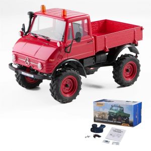 Fms Fcx24 Rtr Mercedes Pour Benz 421 Unimog 1/24 2.4g 4wd Voiture Rc Rock Crawler Essieux De Portail &Agrave; Deux Vitesses Camion Tout-Terrain Escalade Lumi&egrave;re Led Mod&egrave;les De V&eacute;hicules Jouets Enti&egrave;rement Proportionnels ( Red Variant )-G&eacute;n&eacute;rique - Neuf