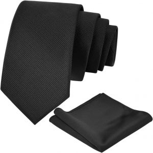 Aomig Cravate Homme, 6cm Fete De Classique Cravate & Poche Set Pour Mariage Cravate D'affaires Formelle - Neuf