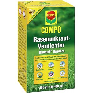 Désherbant Pelouse Herbicide Compo Jardin Gazon Vert Mauvaise Herbe Concentré 400ml - - Neuf
