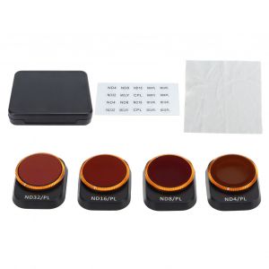 Ensemble De 4 Filtres D'objectif D'appareil Photo Reglables Nd Pl Cpl Pour Accessoires Dji Mini 3 Pro Rc - Neuf
