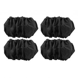 Roue De Poussette Housse Anti-Poussière Landau Poussette Accessoire Oxford Tissu Noir - Neuf