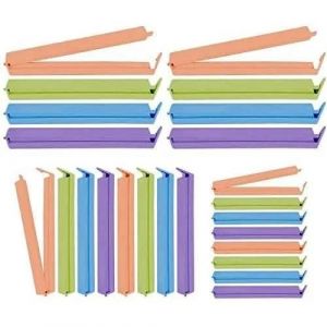 Pince Fermeture Sachet AlimentairePince Sachet24 Pièces Réutilisable Clip Alimentaire SachetFermeture Sachet Alimentaire pour [30] - Neuf