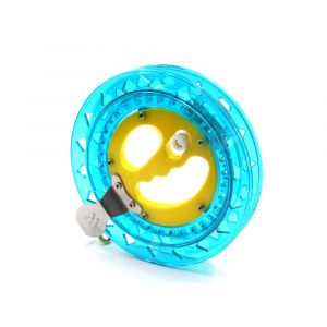 Kite Winder 29 cm - Pour enfants avec d&eacute;blocage automatique &iquest; C&acirc;ble anti-torsion 3 kg &iquest; Syst&egrave;me antin?ud brevet&eacute; &iquest; Rotations fluides par roulements acier haute pr&eacute;cision &iquest; Mat&eacute;riau ABS transparent - Neuf