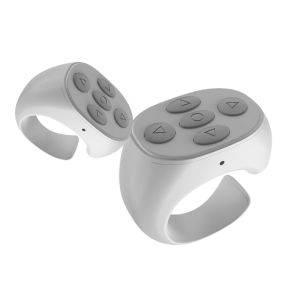 T&eacute;l&eacute;commande Bluetooth pour t&eacute;l&eacute;phone - Tourne-page, d&eacute;clencheur photo, selfie, d&eacute;filement, r&eacute;glage du volume - Neuf