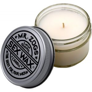 Bougie parfum&eacute;e noix de coco - Parfum et l&eacute;gendaire de la wax Mr Zogs en pot de verre avec couvercle - Neuf